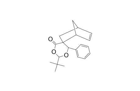 Spiro(2-t-butyl-6-phenyl-1,3-dioxan-4-one)5.2'(bicyclo[2.2.1]hept-5'-ene)