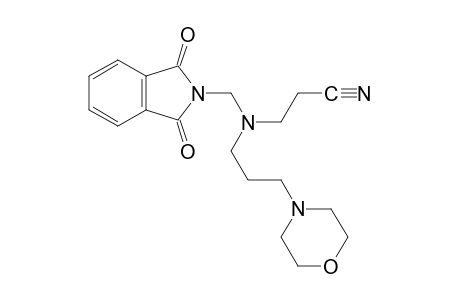 3-[(3-morpholinopropyl)(phthalimidomethyl)amino]propionitrile