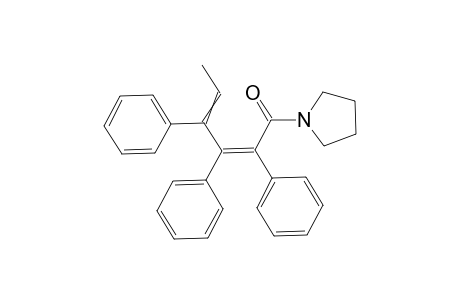 cis-2,3,4-Triphenyl-2,4-hexadien-1-one-1-yl-pyrrolidine