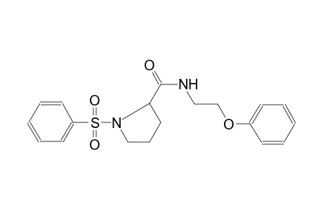 2-pyrrolidinecarboxamide, N-(2-phenoxyethyl)-1-(phenylsulfonyl)-