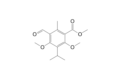 2-Isopropyl-6-formyl-4-methoxycarbonyl-5-methyl resorcinol dimethyl ether