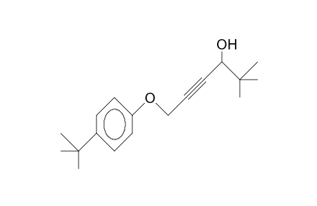 4-Hexyn-3-ol, 6-[4-(1,1-dimethylethyl)phenoxy]-2,2-dimethyl-