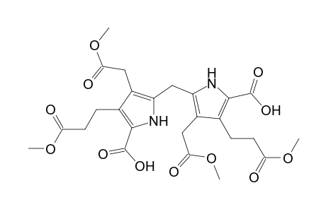 1H-Pyrrole-3-propanoic acid, 5,5'-methylenebis[2-carboxy-4-(2-methoxy-2-oxoethyl)-, .alpha.,.alpha.'-dimethyl ester