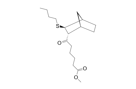 METHYL-6-(3-BUTYLTHIOBICYClO-[2.2.1]-HEPT-2-YL)-6-OXOHEXANOATE