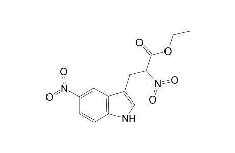 2-Nitro-3-(5-nitro-1H-indol-3-yl)propanoic acid ethyl ester