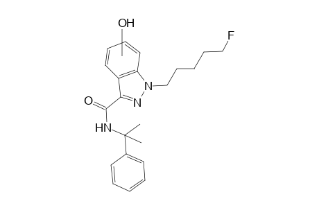 5-F-Cumyl-PINACA-M (HO-) isomer 1 MS2