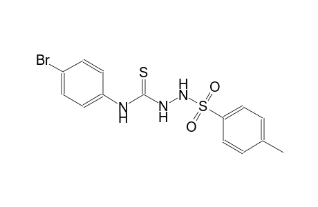 N-(4-bromophenyl)-2-[(4-methylphenyl)sulfonyl]hydrazinecarbothioamide