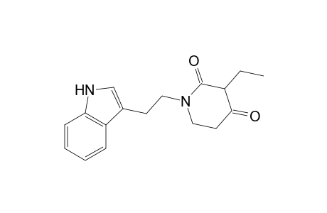 3-Ethyl-1-[2-(1H-indol-3-yl)ethyl]piperidine-2,4-dione