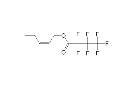 cis-2-Penten-1-ol, heptafluorobutyrate