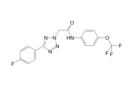 2-[5-(4-Fluoro-phenyl)-tetrazol-2-yl]-N-(4-trifluoromethoxy-phenyl)-acetamide