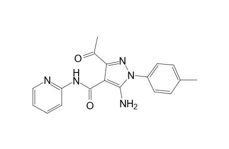 3-Acetyl-5-amino-N-(pyridin-2-yl)-1-p-tolyl-1H-pyrazole-4-carboxamide