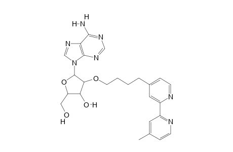 5-(6-aminopurin-9-yl)-2-methylol-4-[4-[2-(4-methyl-2-pyridyl)-4-pyridyl]butoxy]tetrahydrofuran-3-ol