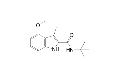 N-tert-butyl-4-methoxy-3-methylindole-2-carboxamide