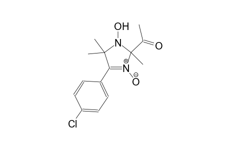 1-[4-(4-chlorophenyl)-1-hydroxy-2,5,5-trimethyl-3-oxido-2,5-dihydro-1H-imidazol-2-yl]ethanone