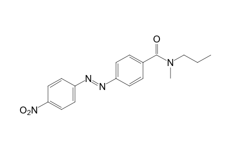 N-METHYL-p-[(p-NITROPHENYL)AZO]-N-PROPYLBENZAMIDE