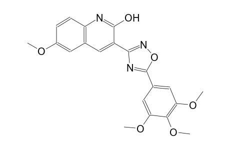 2-quinolinol, 6-methoxy-3-[5-(3,4,5-trimethoxyphenyl)-1,2,4-oxadiazol-3-yl]-