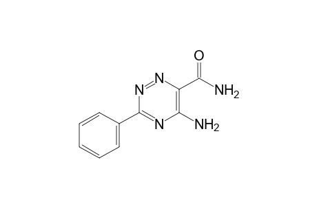 5-Amino-3-phenyl-1,2,4-triazine-6-carboxamide
