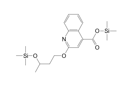 2-(3-Trimethylsilyloxybutoxy)-4-quinolinecarboxylic acid trimethylsilyl ester