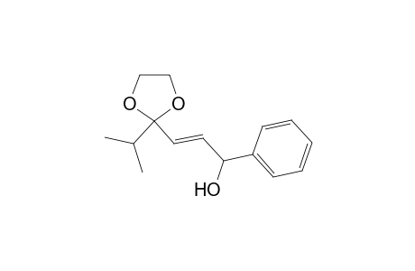 (E)-2-(3-Hydroxy-3-phenyl-1-propenyl)-2-isopropyl-1,3-dioxolane