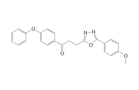 1-(p-Phenoxyphenyl)-3-[5'-(4"-methoxyphenyl)-1',3',4'-oxadiazol-2'-yl]propan-1-one