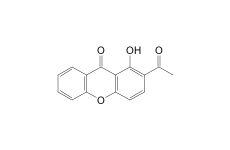 2-acetyl-1-hydroxy-9-xanthenone
