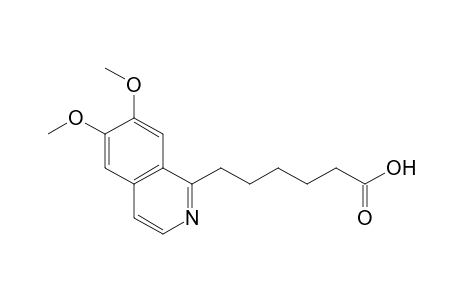 1-Isoquinolinehexanoic acid, 6,7-dimethoxy-