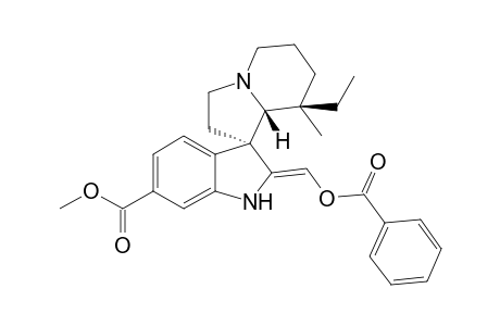 2,16-Didehydro-3-(benzoyloxy)-16-(methoxycarbonyl)-3,4-secoaspidospermidine(20.alpha.,21.alpha.)