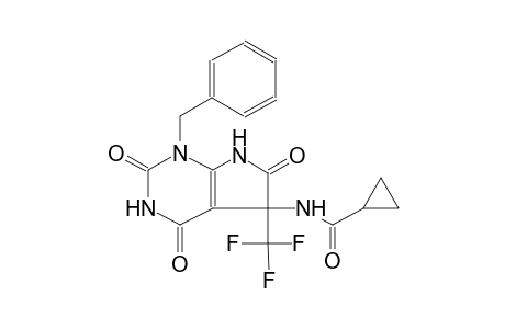 N-[1-benzyl-2,4,6-trioxo-5-(trifluoromethyl)-2,3,4,5,6,7-hexahydro-1H-pyrrolo[2,3-d]pyrimidin-5-yl]cyclopropanecarboxamide