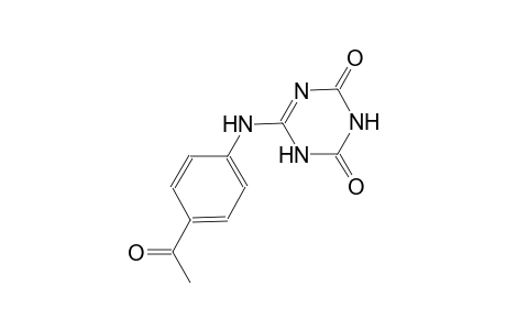 6-(4-acetylanilino)-1,3,5-triazine-2,4(3H,5H)-dione