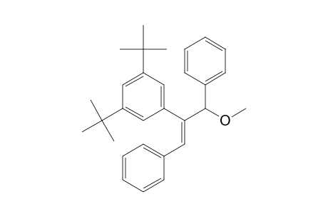 Benzene, 1-[2-[3,5-bis(1,1-dimethylethyl)phenyl]ethenyl]-4-(methoxyphenylmethyl)-, (E)-