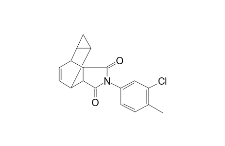 4,6-Ethenocycloprop[f]isoindole-1,3(2H)-dione. 2-(3-chloro-4-methylphenyl)-3a,4,7,7a-tetrahydro-