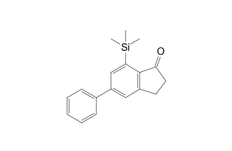 5-Phenyl-7-(trimethylsilyl)-1-indanone
