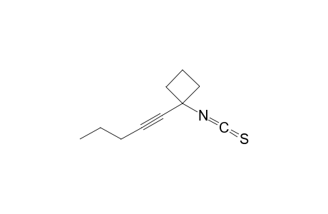 1-Pent-1-ynyl)cyclobutyl isothiocyanate