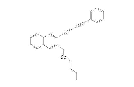 Butyl((3-(phenylbuta-1,3-diyn-1-yl)naphthalen-2-yl)methyl)selane