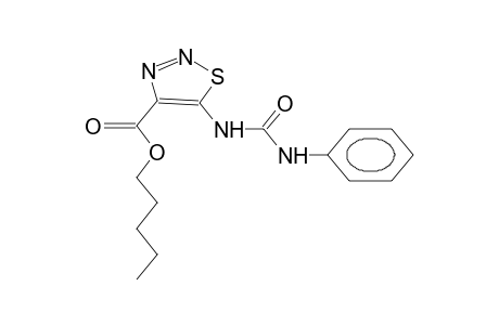 4-pentyloxycarbonyl-5-phenylureido-1,2,3-thiadiazole