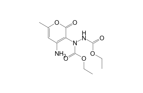 Ethyl N-(4-amino-6-methyl-2-oxo-pyran-3-yl)-N-(ethoxycarbonylamino)carbamate