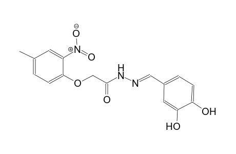 N'-[(E)-(3,4-dihydroxyphenyl)methylidene]-2-(4-methyl-2-nitrophenoxy)acetohydrazide