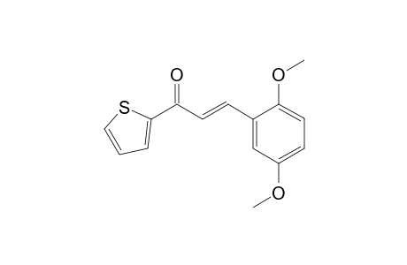 (E)-3-(2,5-Dimethoxyphenyl)-1-(thien-2-yl)prop-2-en-1-one