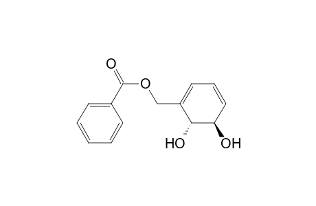 3,5-Cyclohexadiene-1,2-diol, 3-[(benzoyloxy)methyl]-, trans-(.+-.)-