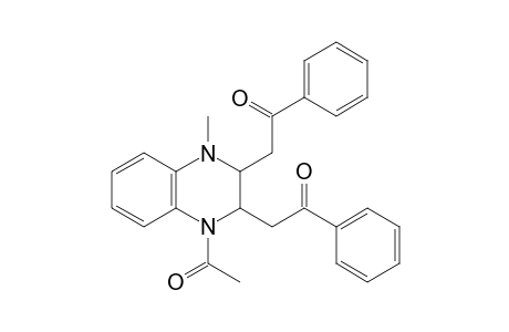 1-Methyl-2,3-diphenacyl-4-acetyl-1,2,3,4-tetrahydroquinoxaline