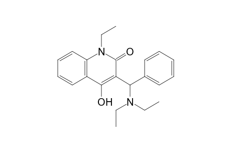 3-[.alpha.-(Diethylamino)benzyl]-1-ethyl-4-hydroxyquinolin-2(1H)-one