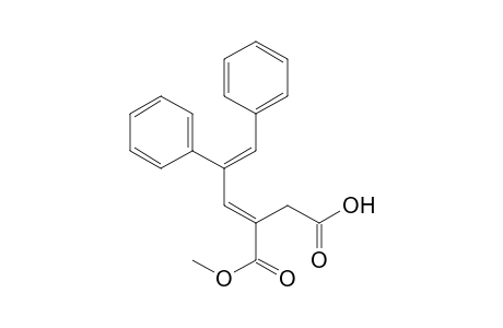1-Methyl hydrogen 2-(2,3-diphenylprop-2-enylidene)succinate