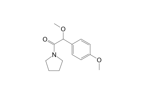 1-[methoxy(4-methoxyphenyl)acetyl]pyrrolidine