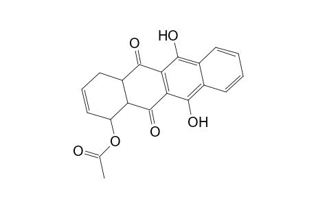 (6,11-dihydroxy-5,12-dioxo-1,4,4a,12a-tetrahydrotetracen-1-yl) acetate