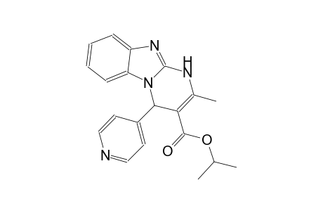 pyrimido[1,2-a]benzimidazole-3-carboxylic acid, 1,4-dihydro-2-methyl-4-(4-pyridinyl)-, 1-methylethyl ester