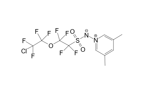 3,5-Dimethylpyridinium 1,1,2,2-tetrafluoro-2-(1,1,2,2-tetrafluoro-2-chloroethoxy)ethanesulfonylimide