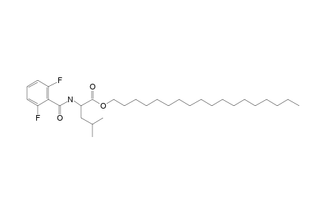 L-Leucine, N-(2,6-difluorobenzoyl)-, octadecyl ester