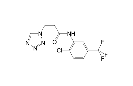 1H-1,2,3,4-Tetrazole-1-propanamide, N-[2-chloro-5-(trifluoromethyl)phenyl]-