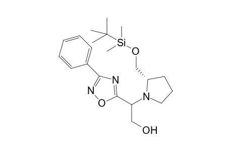 2'-[2"-(t-Butyldimethyloxymethyl)pyrrolidin-1''-yl]-2'-(3-phenyl-1,2,4-oxadiazol-5-yl)]ethanol