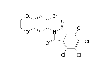 2-(7-bromo-2,3-dihydro-1,4-benzodioxin-6-yl)-4,5,6,7-tetrachloro-1H-isoindole-1,3(2H)-dione
